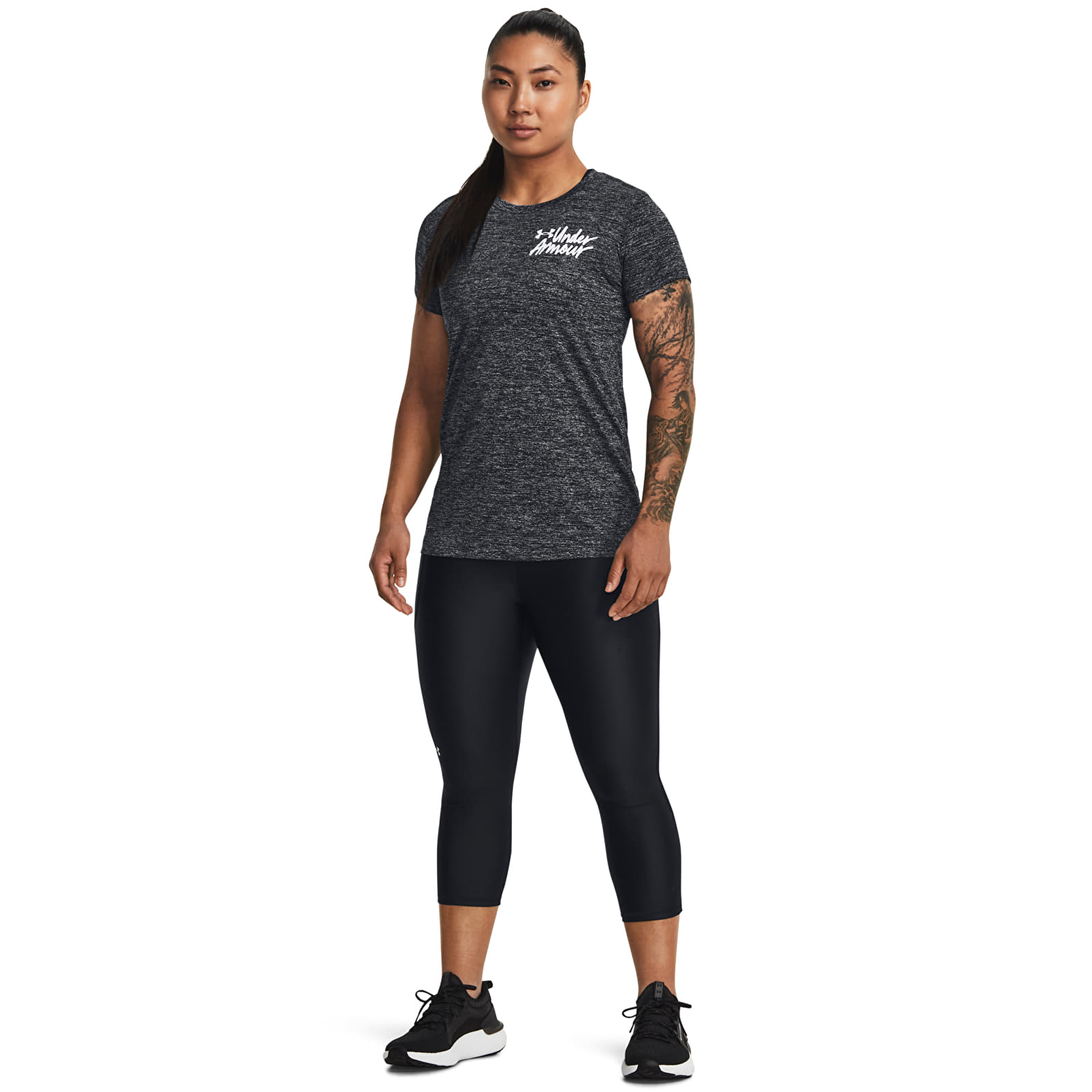 majice kratkih rukava Under Armour Tech Twist Graphic Ss Black
