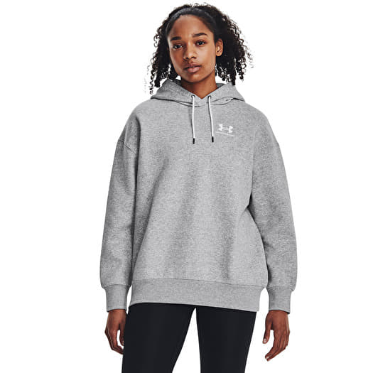 Sweat-shirt Under Armour Essential Flc Os Hoodie Mod Gray Light Heather