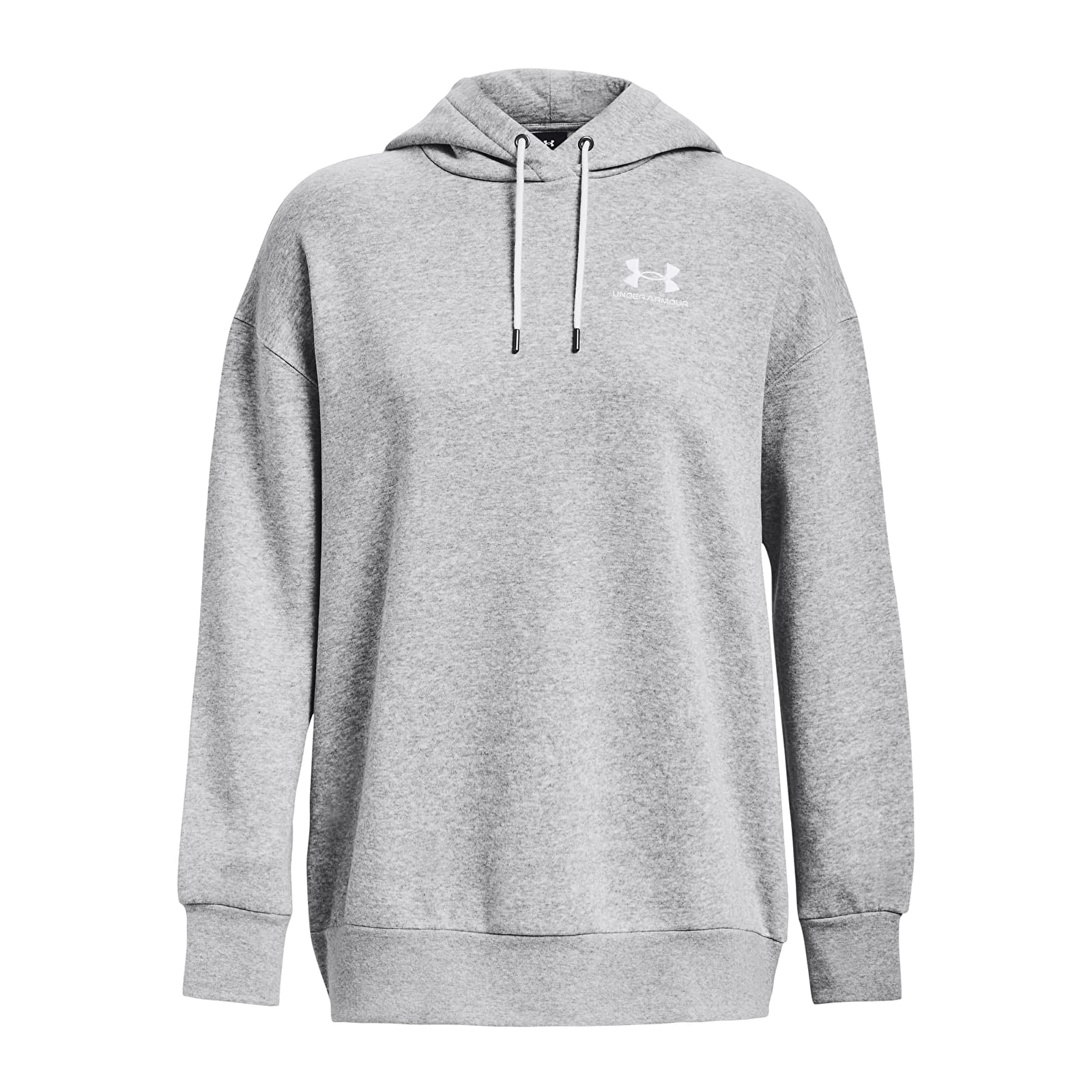 Hoodies Under Armour Essential Flc Os Hoodie Mod Gray Light Heather