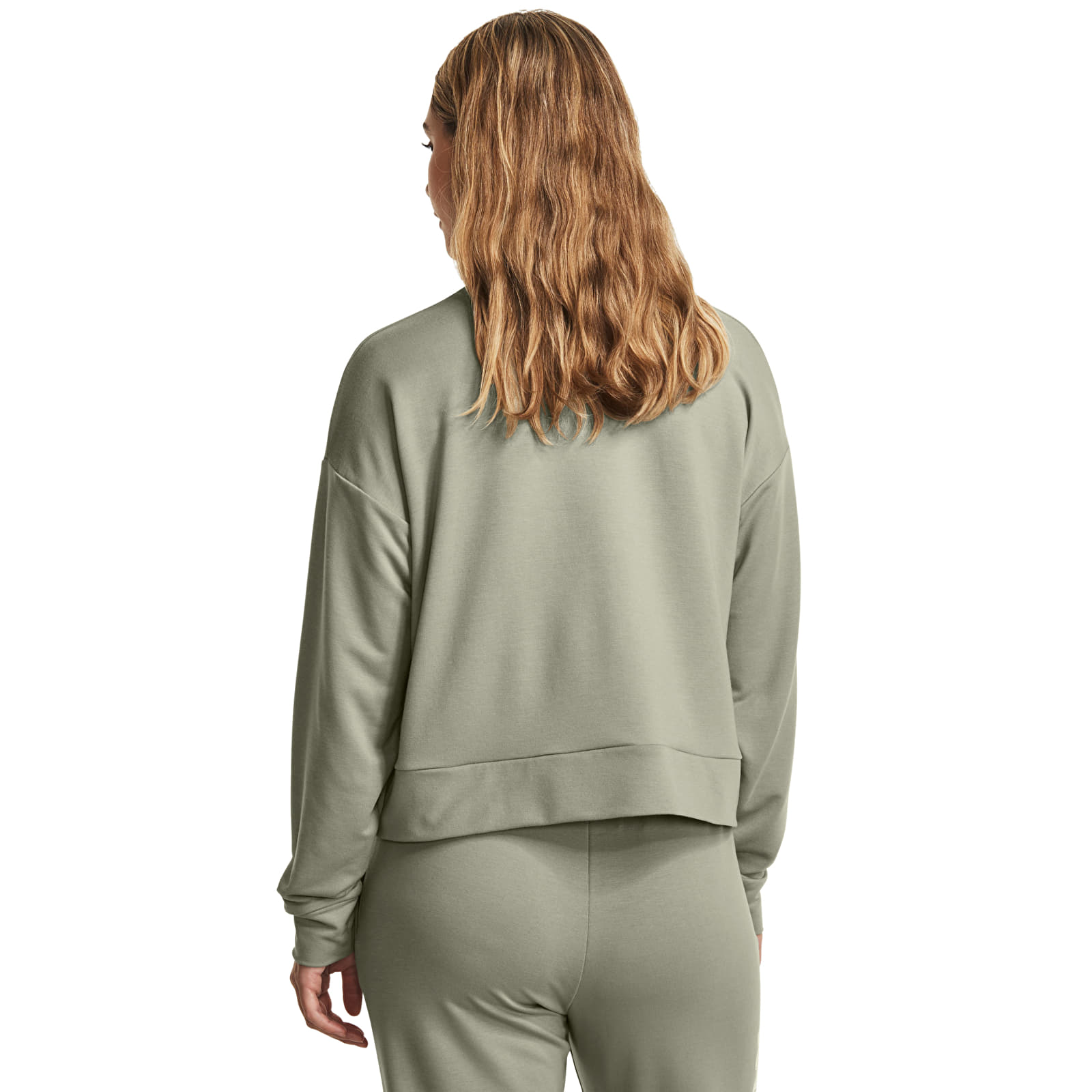Hettegensere og sweatshirts Under Armour Rival Terry Mock Crew Grove Green