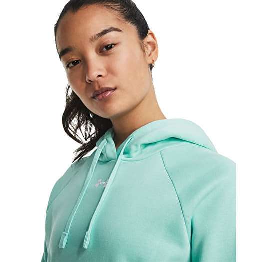 Sweatshirts Under Armour Rival Fleece Hoodie Neo Turquoise Queens
