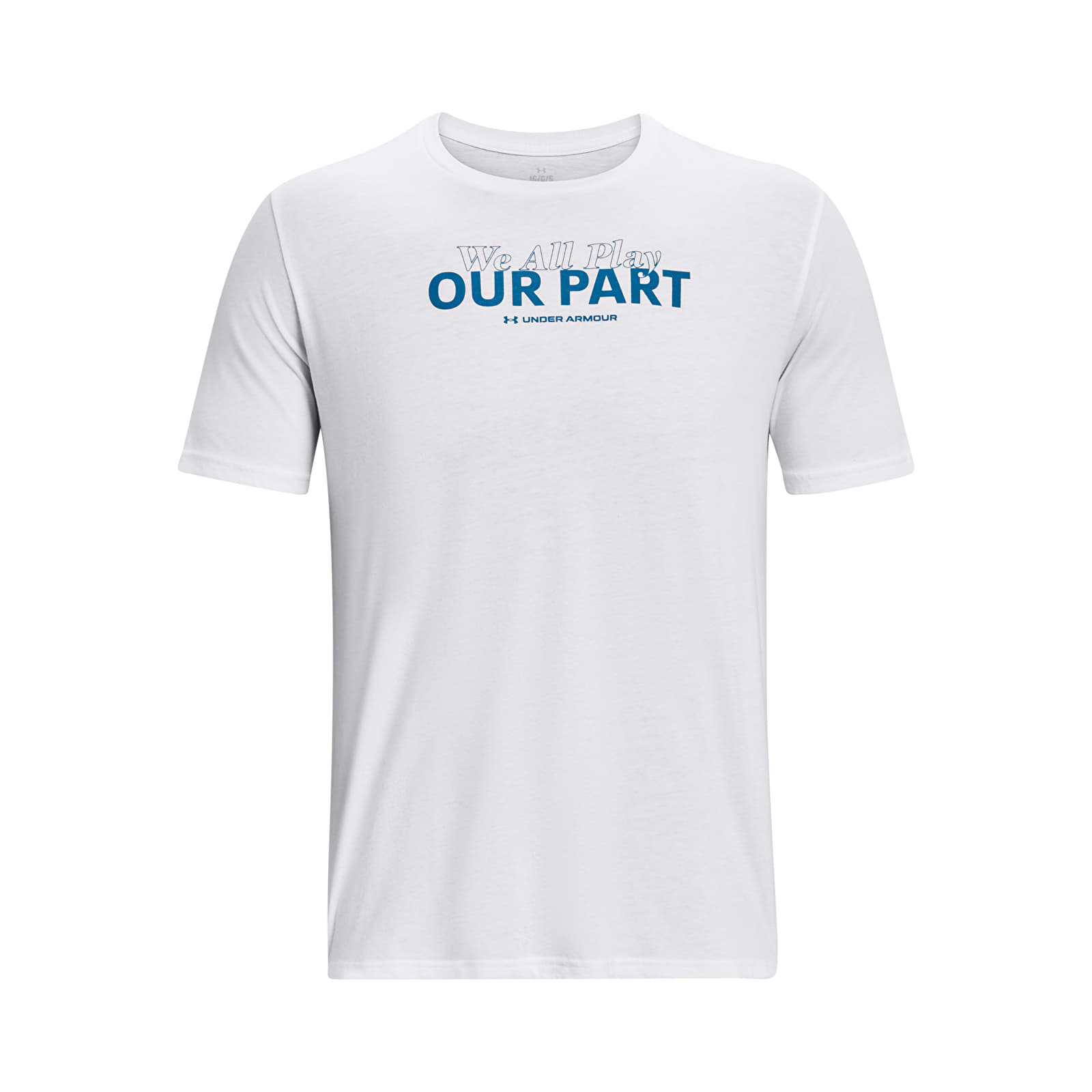 Trička Under Armour We All Play Our Part Ss White