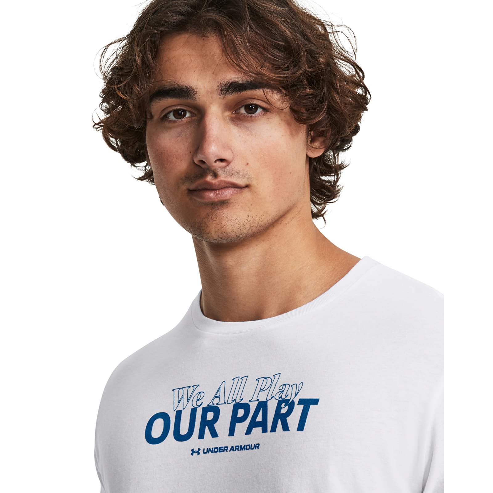 Trička Under Armour We All Play Our Part Ss White