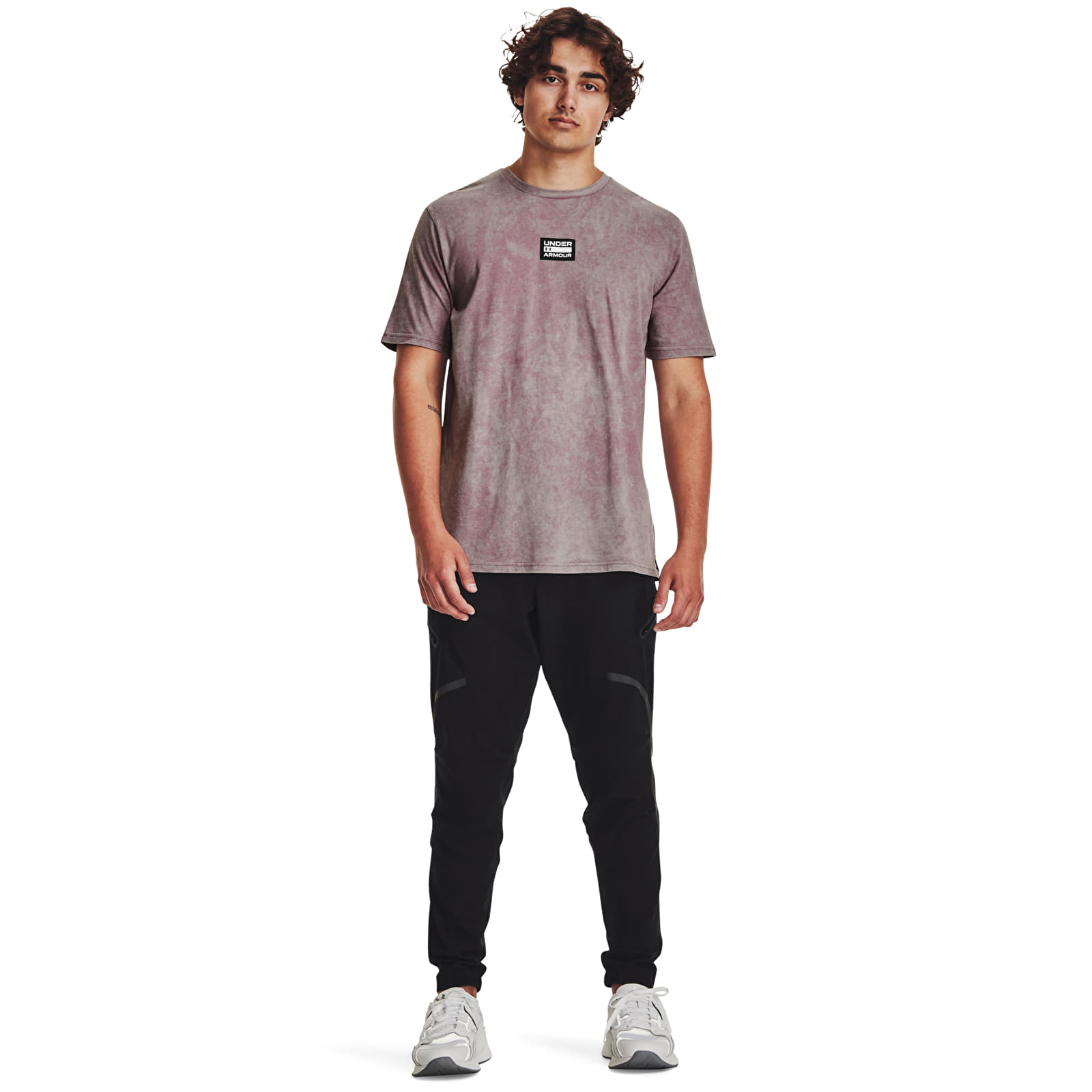 T-shirts Under Armour Elevated Core Wash Ss Misty Purple