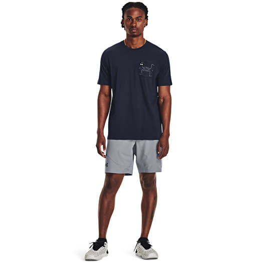 T Shirts Under Armour Elevated Core Pocket Ss Midnight Navy Queens