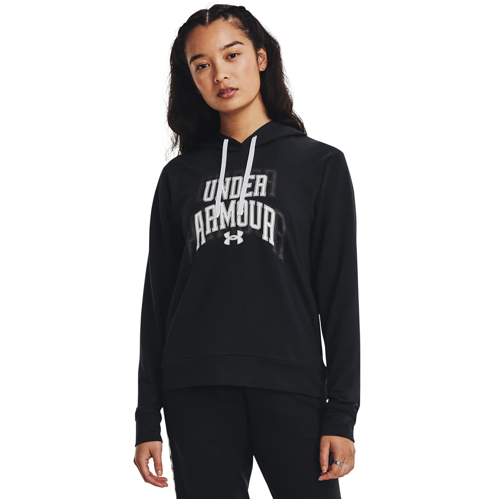 Hoodies and sweatshirts  Under Armour Rival Terry Graphic Hdy Black
