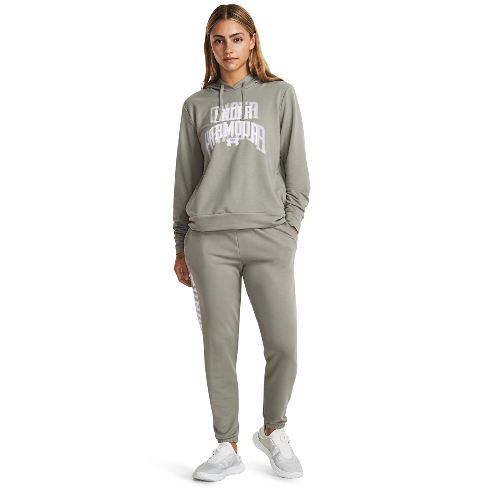 Hettegensere og sweatshirts Under Armour Rival Terry Graphic Hdy Grove Green