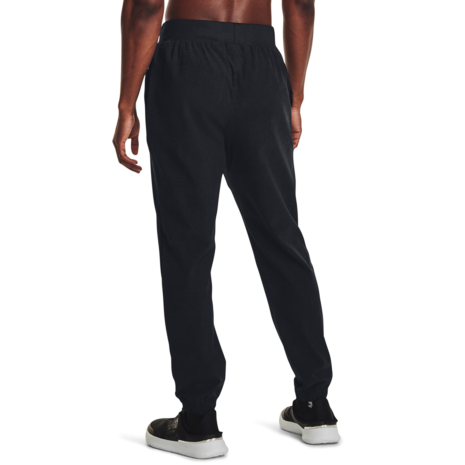 Kalhoty Under Armour Stretch Woven Prtd Jgrs Black
