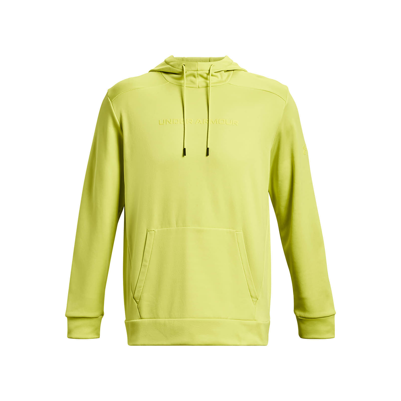 Kapuutsikud ja kampsunid Under Armour Armour Fleece Wordmark Hd Lime Yellow