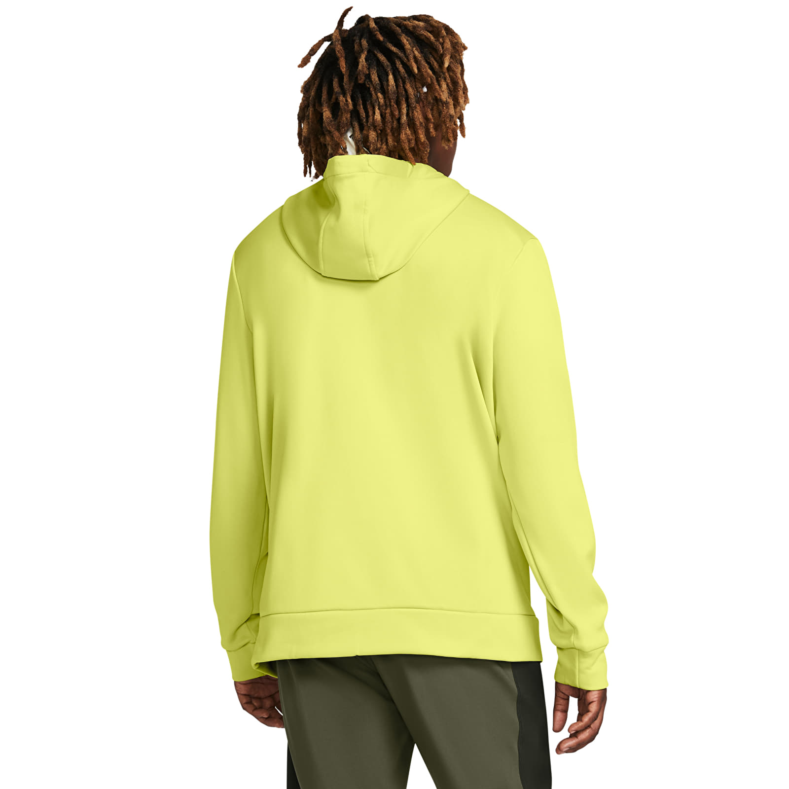 Kapuutsikud ja kampsunid Under Armour Armour Fleece Wordmark Hd Lime Yellow