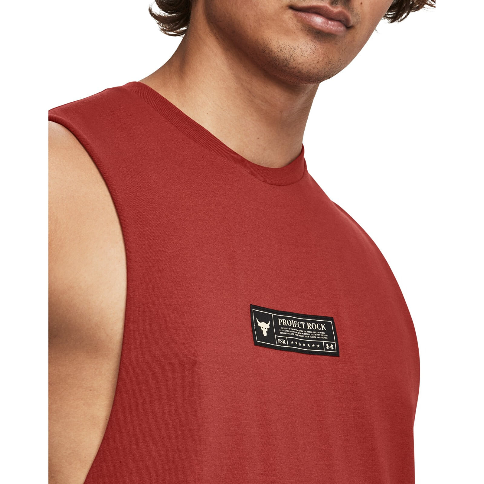 Tops Under Armour Project Rock St Dagger Tank Heritage Red