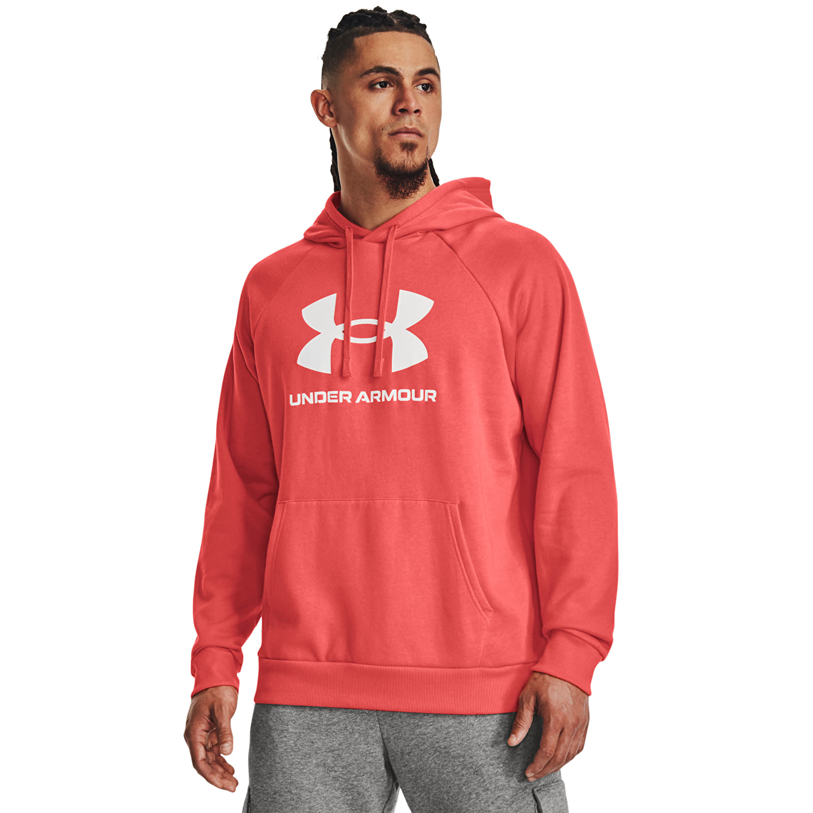 Sudaderas Under Armour Rival Fleece Logo Hd Venom Red