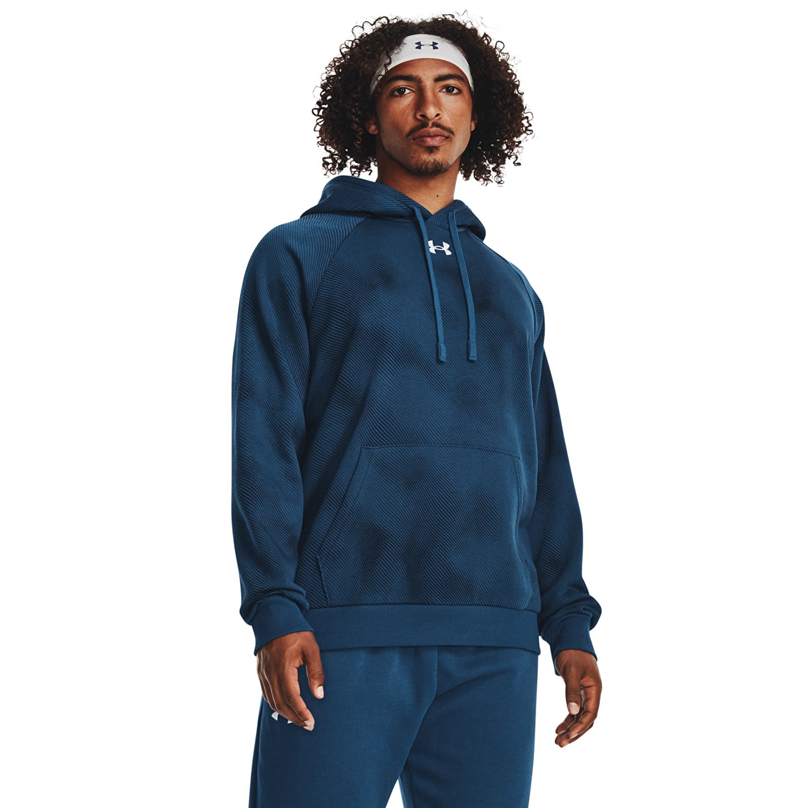 Hoodies and sweatshirts  Under Armour Rival Fleece Printed Hd Varsity Blue