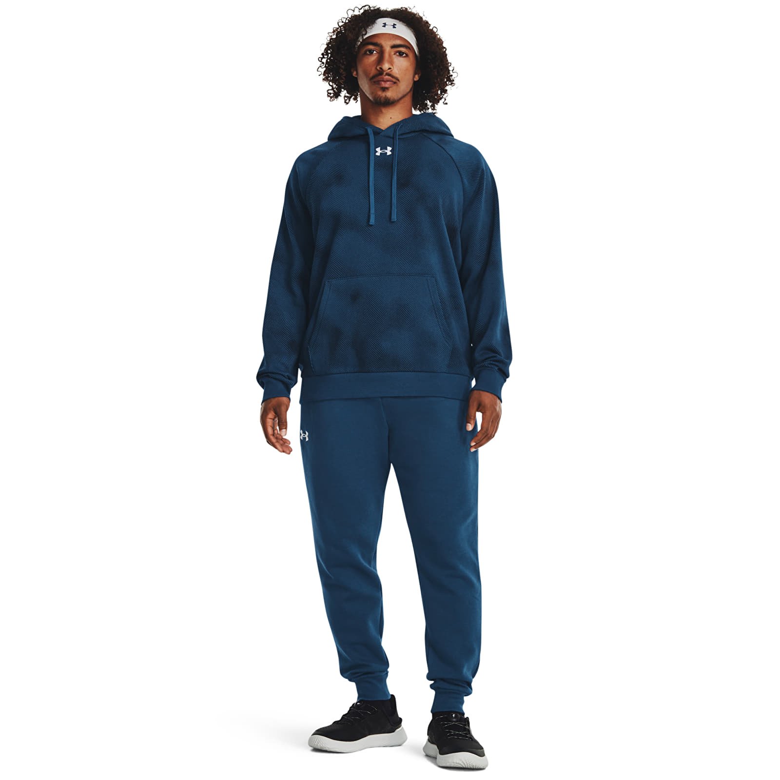 Hoodies and sweatshirts  Under Armour Rival Fleece Printed Hd Varsity Blue