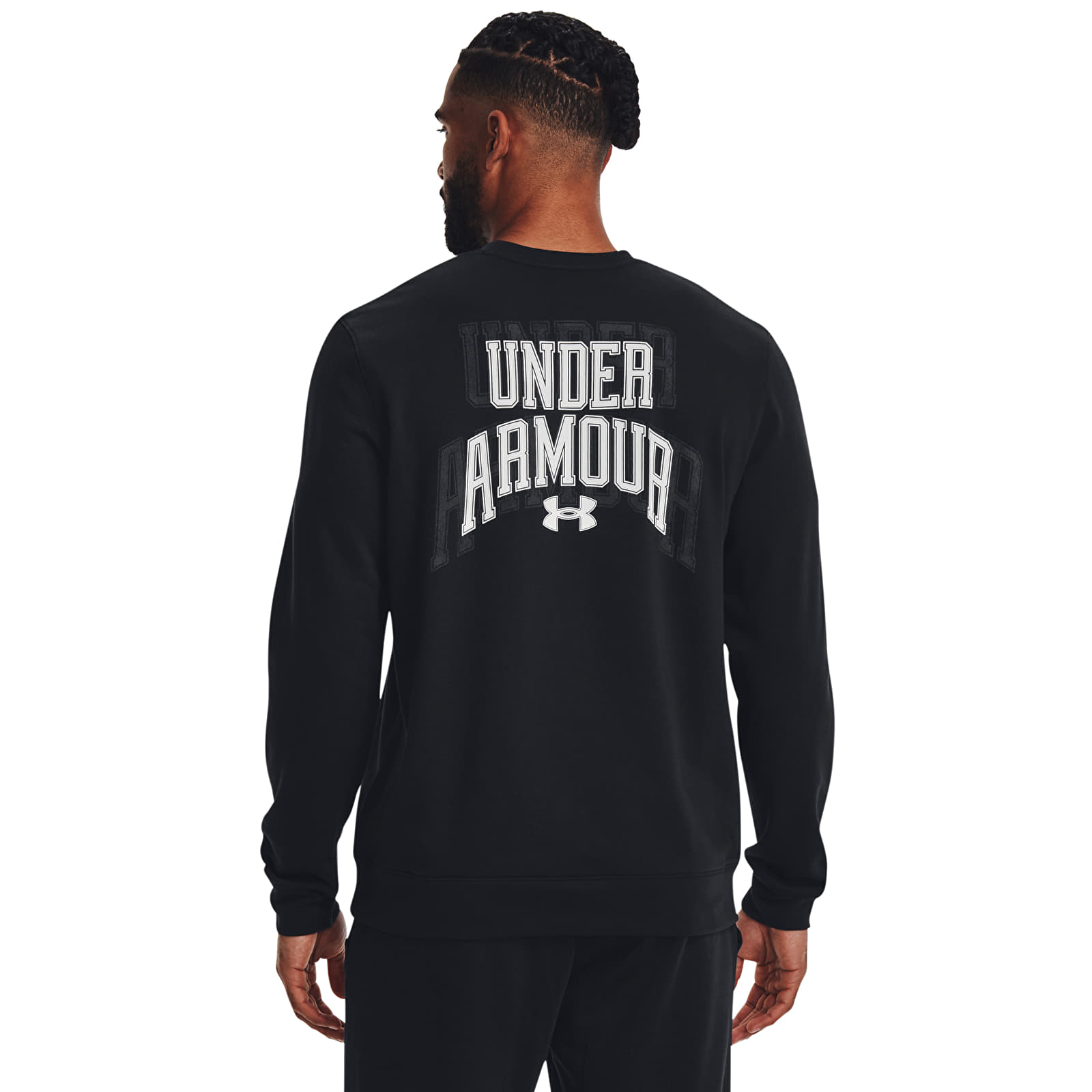 Kapuutsikud ja kampsunid Under Armour Rival Terry Graphic Crew Black