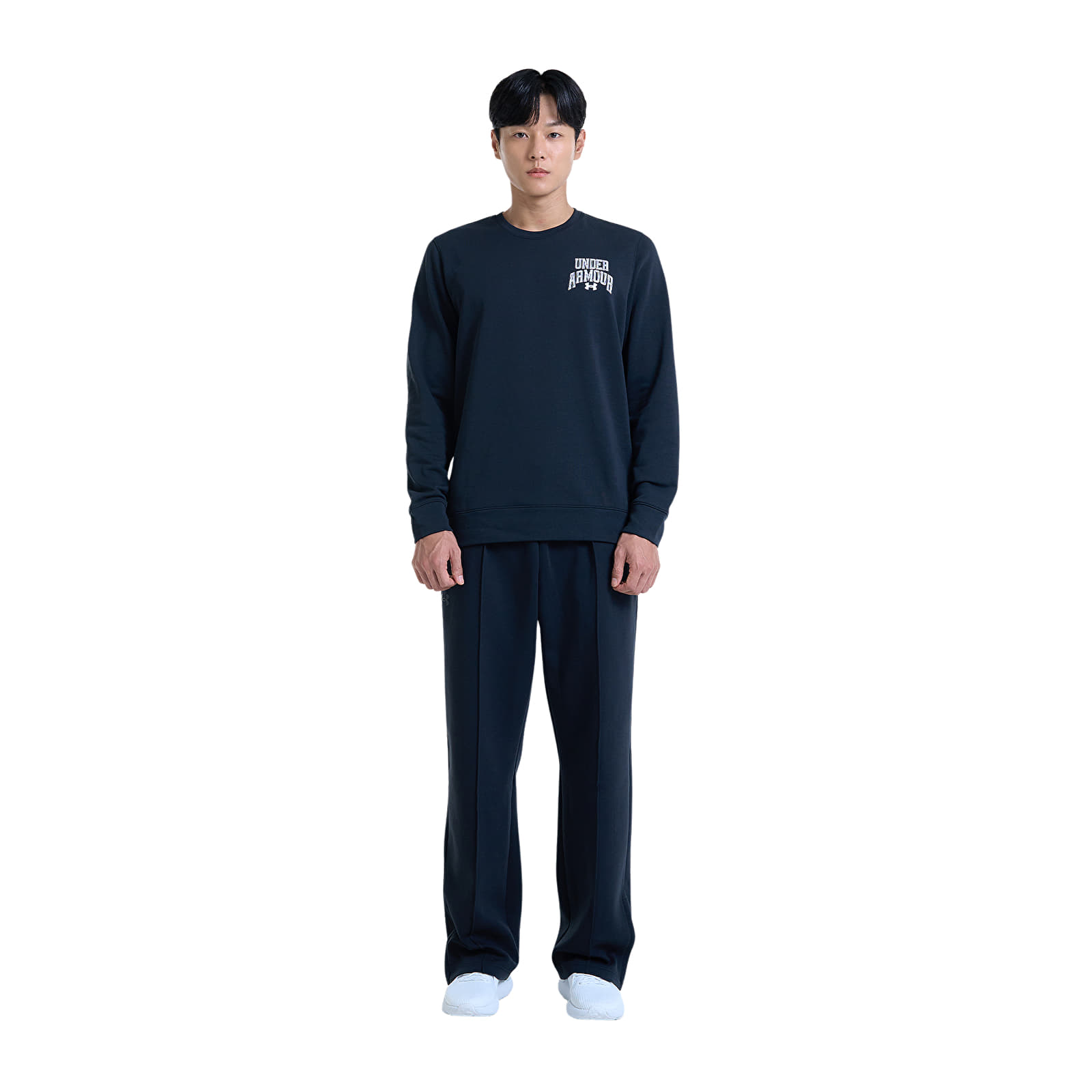 Kapuutsikud ja kampsunid Under Armour Rival Terry Graphic Crew Black