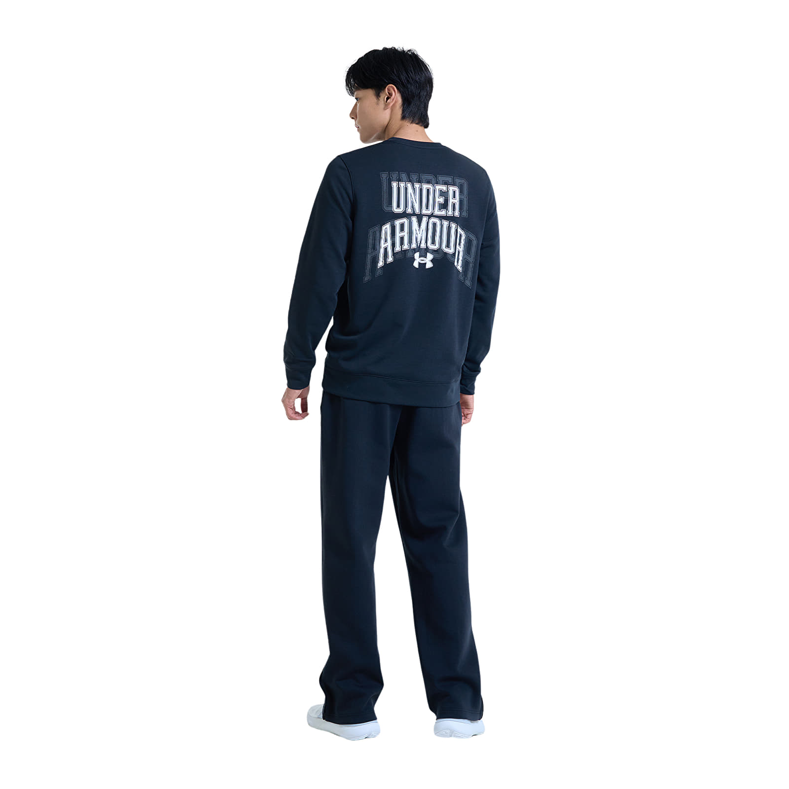 Kapuutsikud ja kampsunid Under Armour Rival Terry Graphic Crew Black