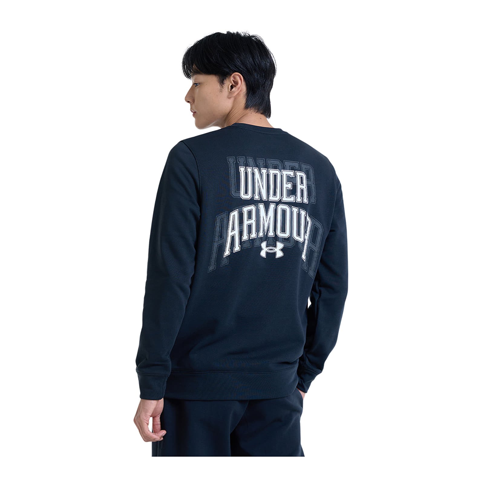 Kapuutsikud ja kampsunid Under Armour Rival Terry Graphic Crew Black