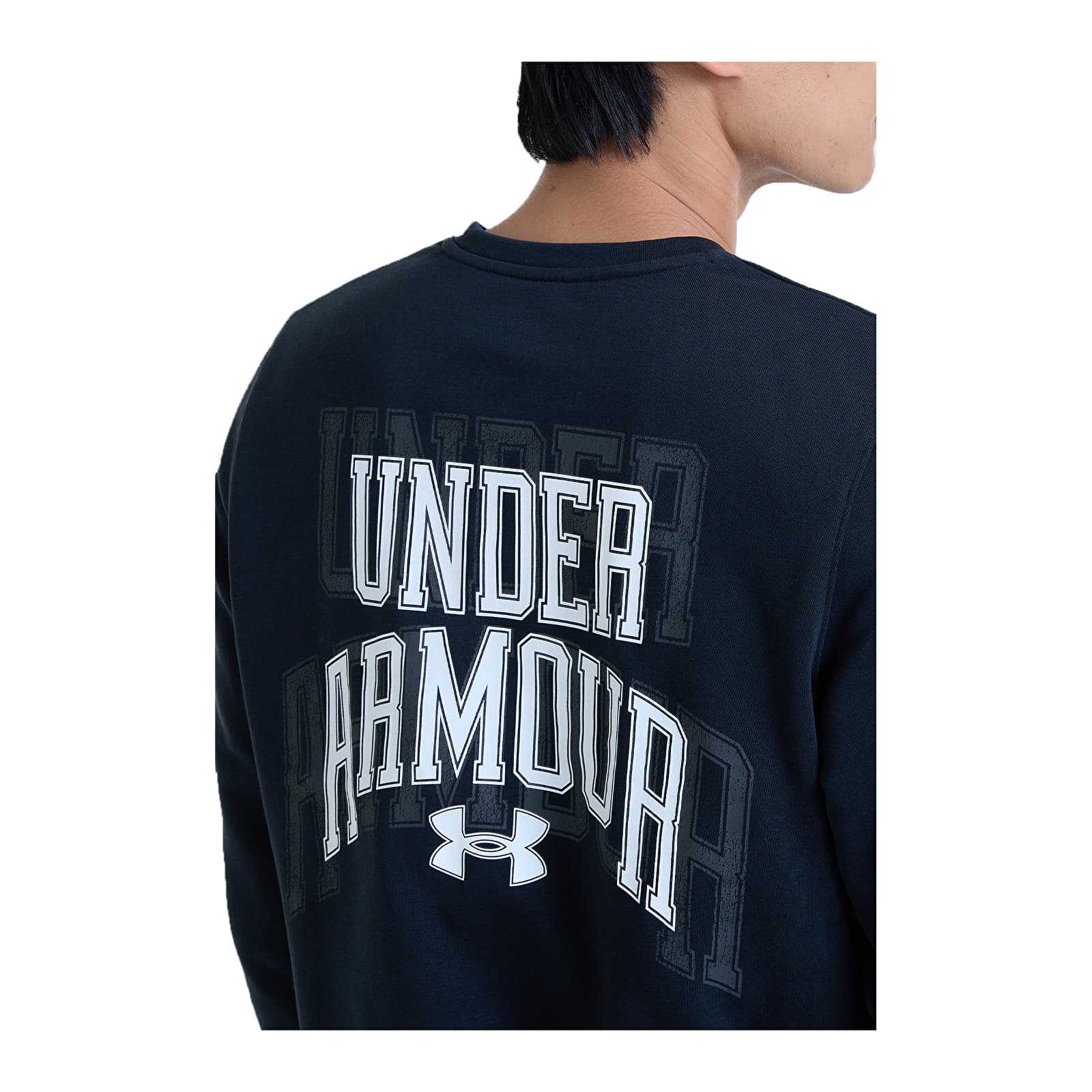 Kapuutsikud ja kampsunid Under Armour Rival Terry Graphic Crew Black