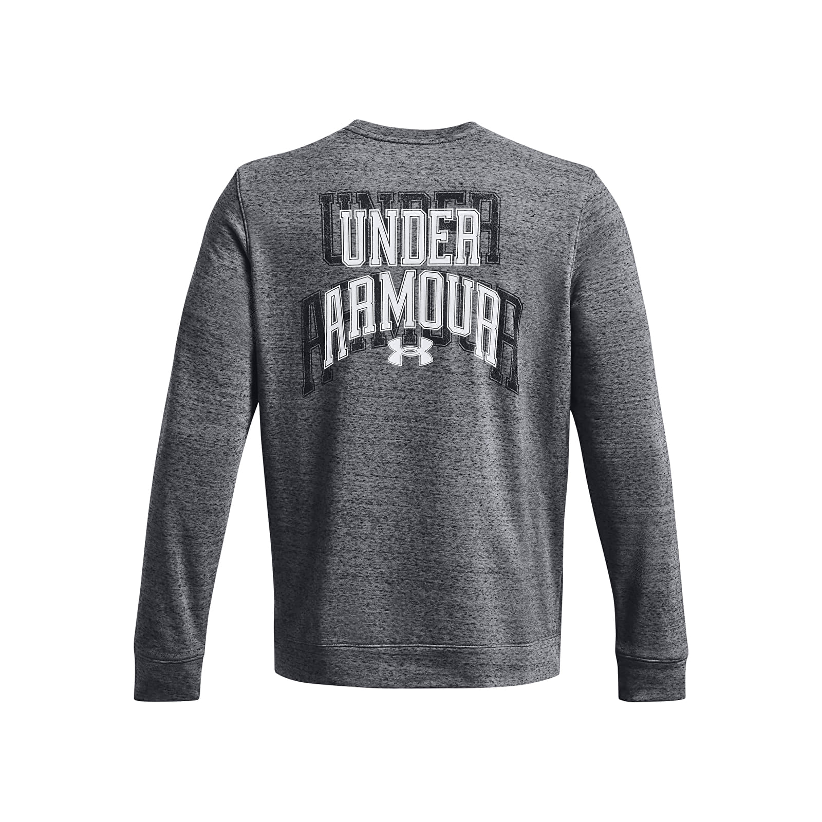 Kapuutsikud ja kampsunid Under Armour Rival Terry Graphic Crew Pitch Gray Full Heather