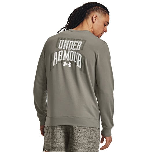 Mikina Under Armour Rival Terry Graphic Crew Grove Green