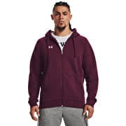 Under Armour Rival Fleece Fz Hoodie Dark Maroon