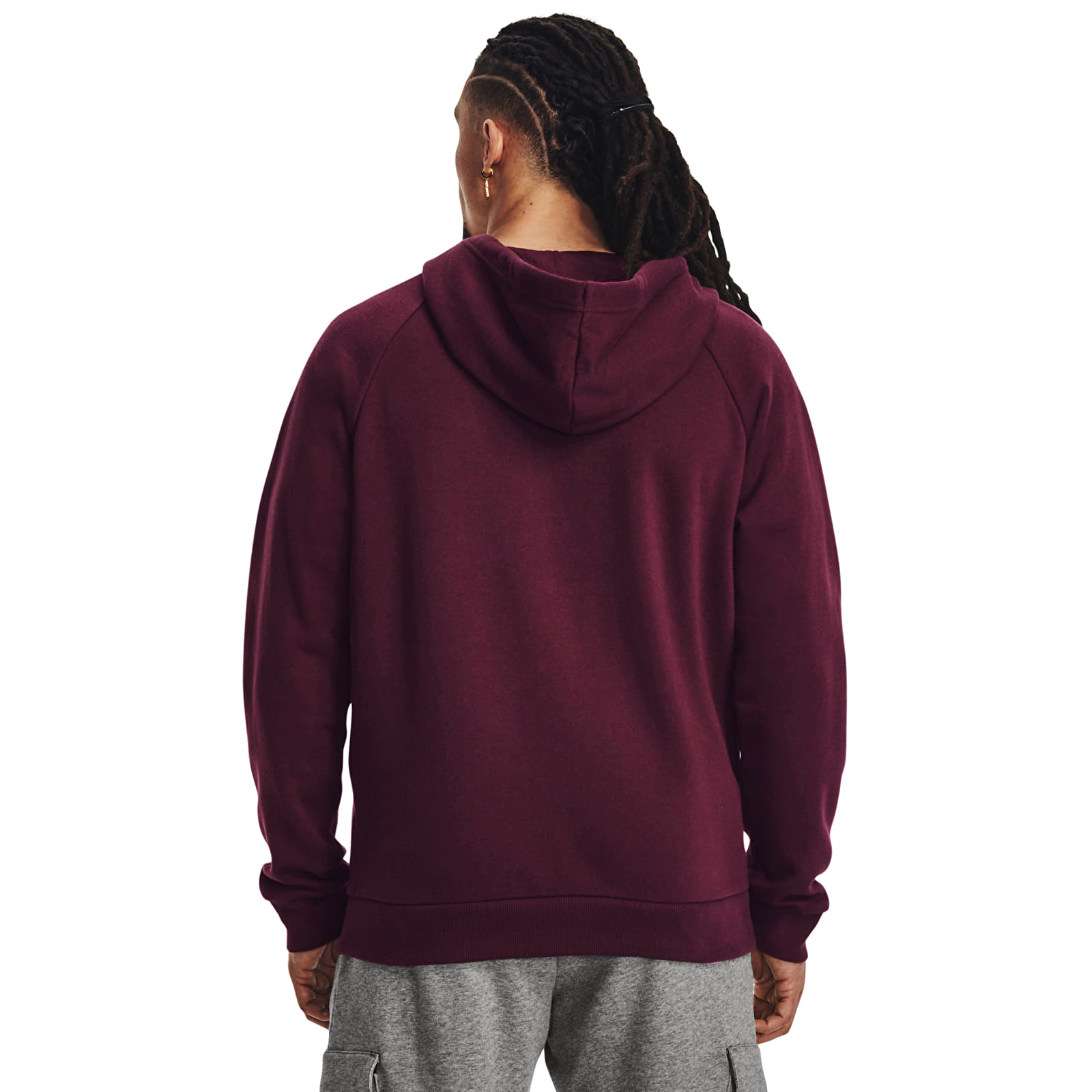 Sweatshirts Under Armour Rival Fleece Fz Hoodie Dark Maroon Queens