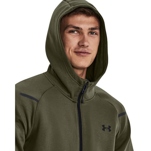 Hoodies and sweatshirts Under Armour Unstoppable Flc Fz Marine Od Green Queens