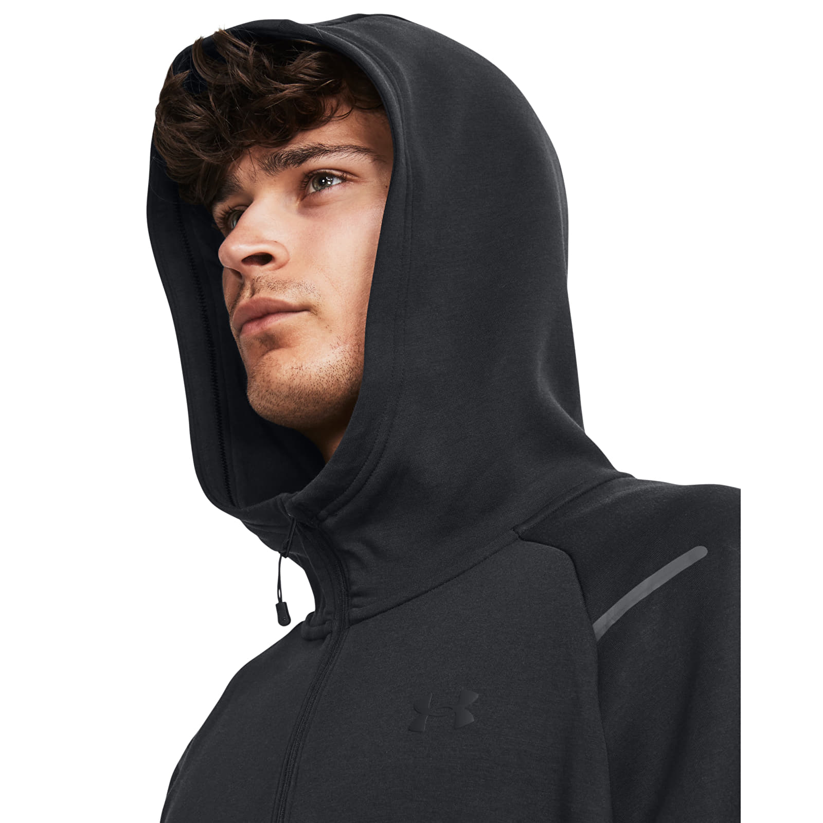 Kapuutsikud ja kampsunid Under Armour Unstoppable Flc Hoodie Black
