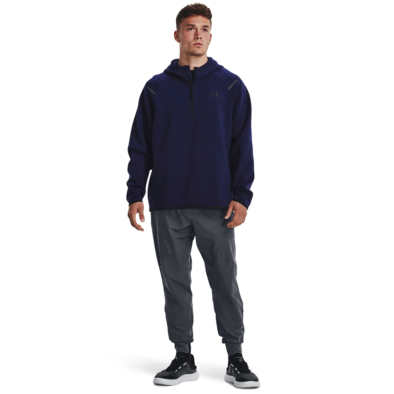 Kapuutsikud ja kampsunid Under Armour Unstoppable Flc Hoodie Midnight Navy