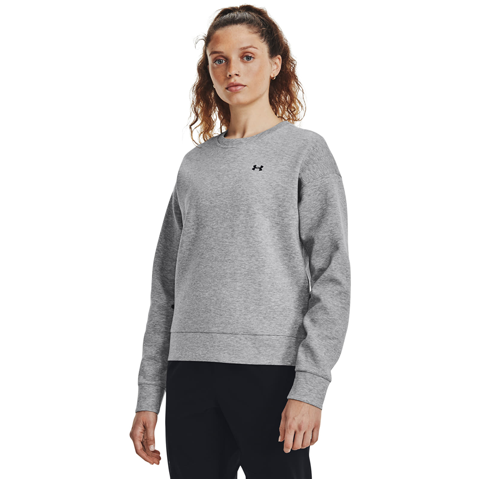 Hettegensere og sweatshirts Under Armour Unstoppable Flc Crew Mod Gray