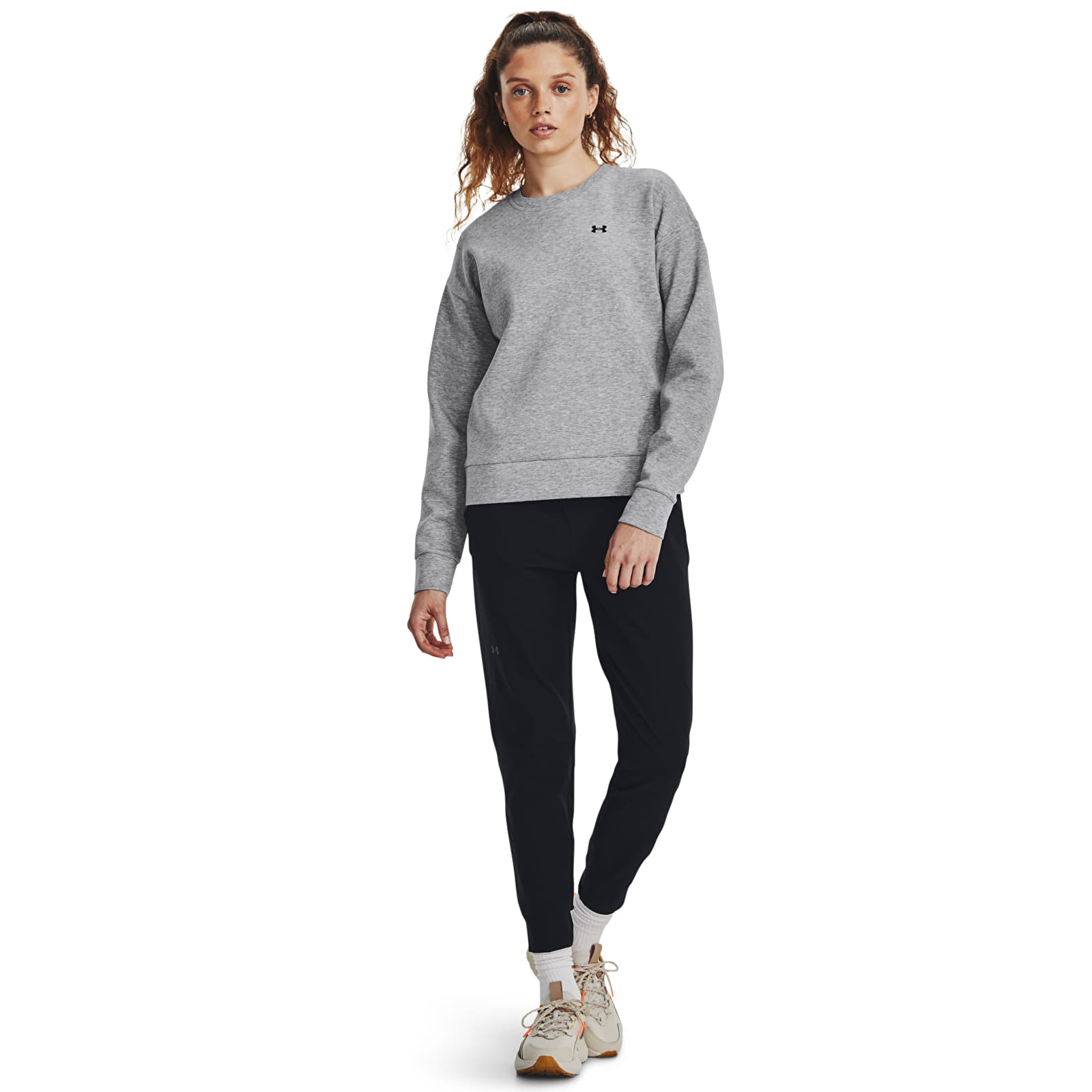 Hettegensere og sweatshirts Under Armour Unstoppable Flc Crew Mod Gray