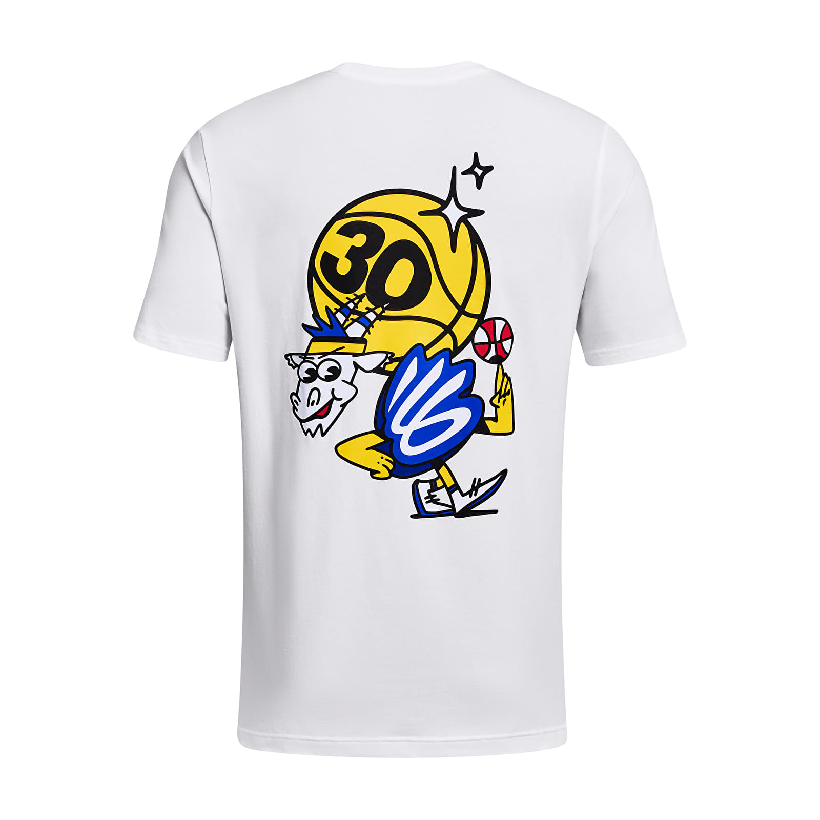 T-särgid Under Armour Curry Dub Goat Ss White