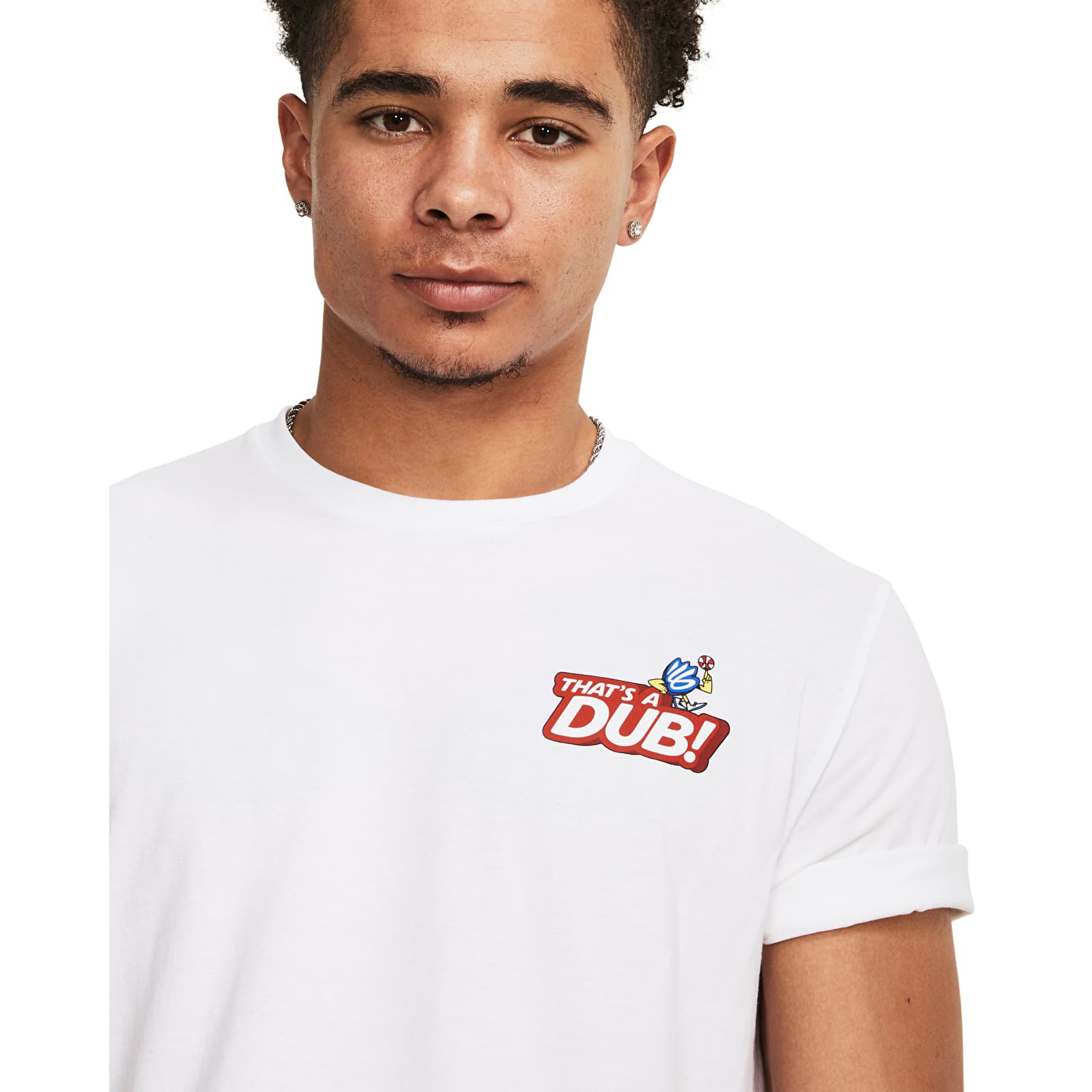 T-särgid Under Armour Curry Dub Goat Ss White