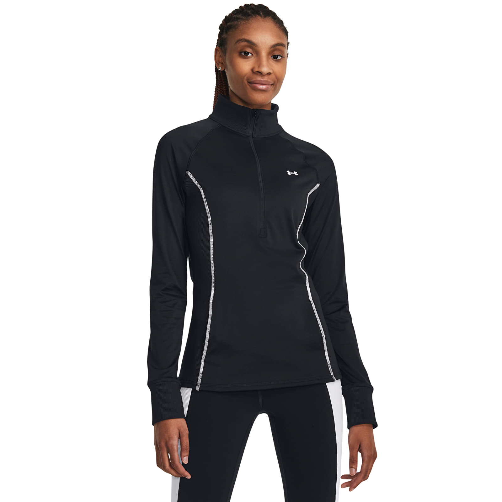 T-shirts Under Armour Train Cw 1/2 Zip Black
