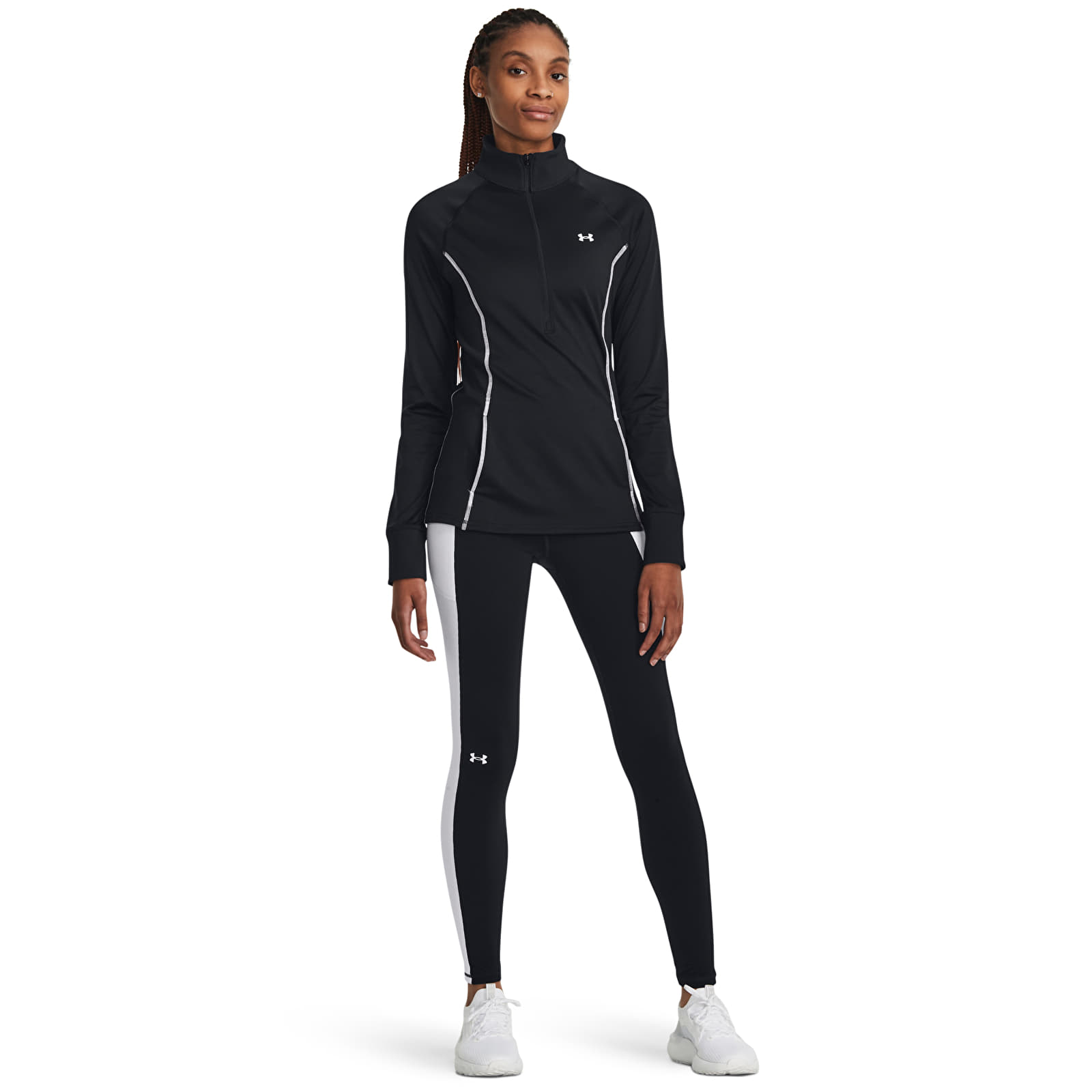 T-shirts Under Armour Train Cw 1/2 Zip Black