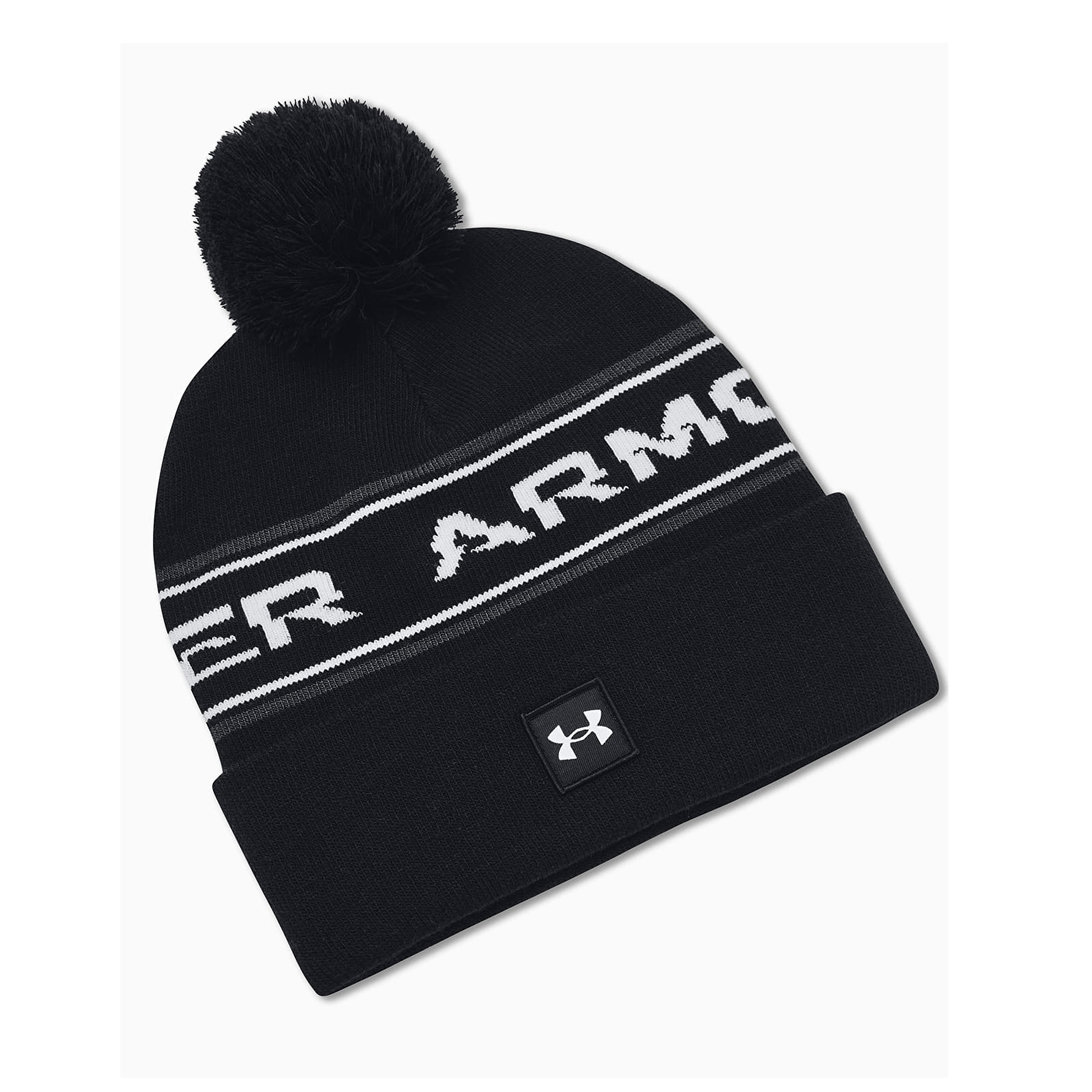 Kapelusze Under Armour Men'S Halftime Pom Beanie Black