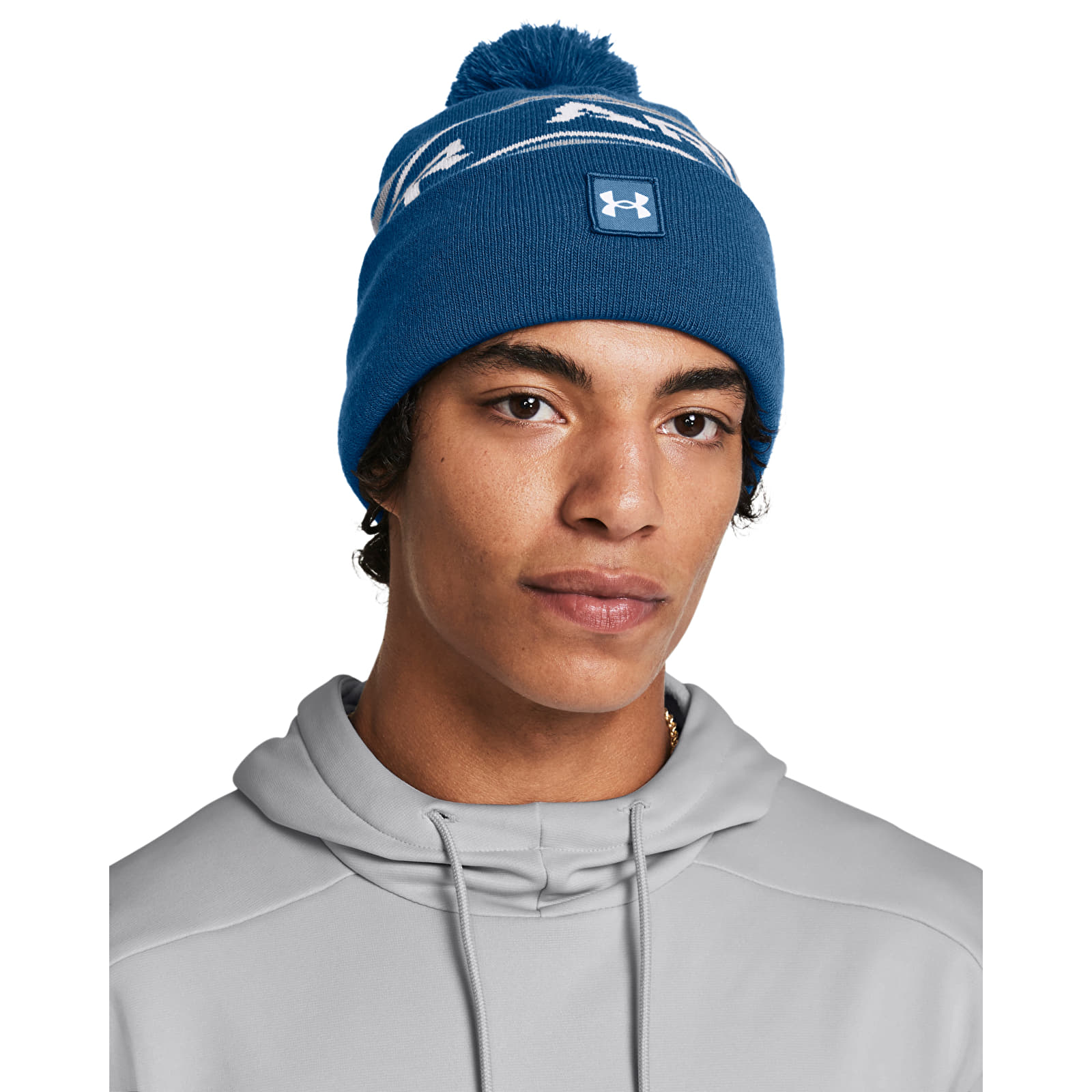 Kape Under Armour Men'S Halftime Pom Beanie Varsity Blue