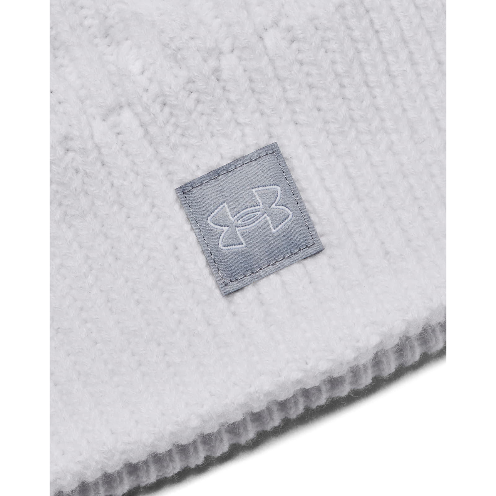 Mütsid Under Armour Halftime Cable Knit Beanie White