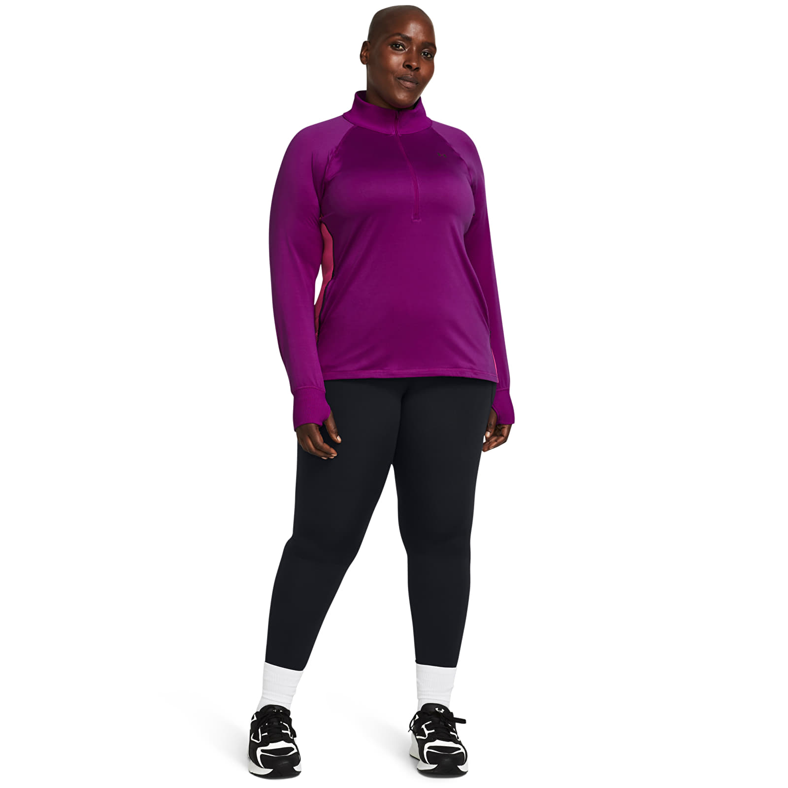 Kapuutsikud ja kampsunid Under Armour Train Cw 1/2 Zip& Mystic Magenta