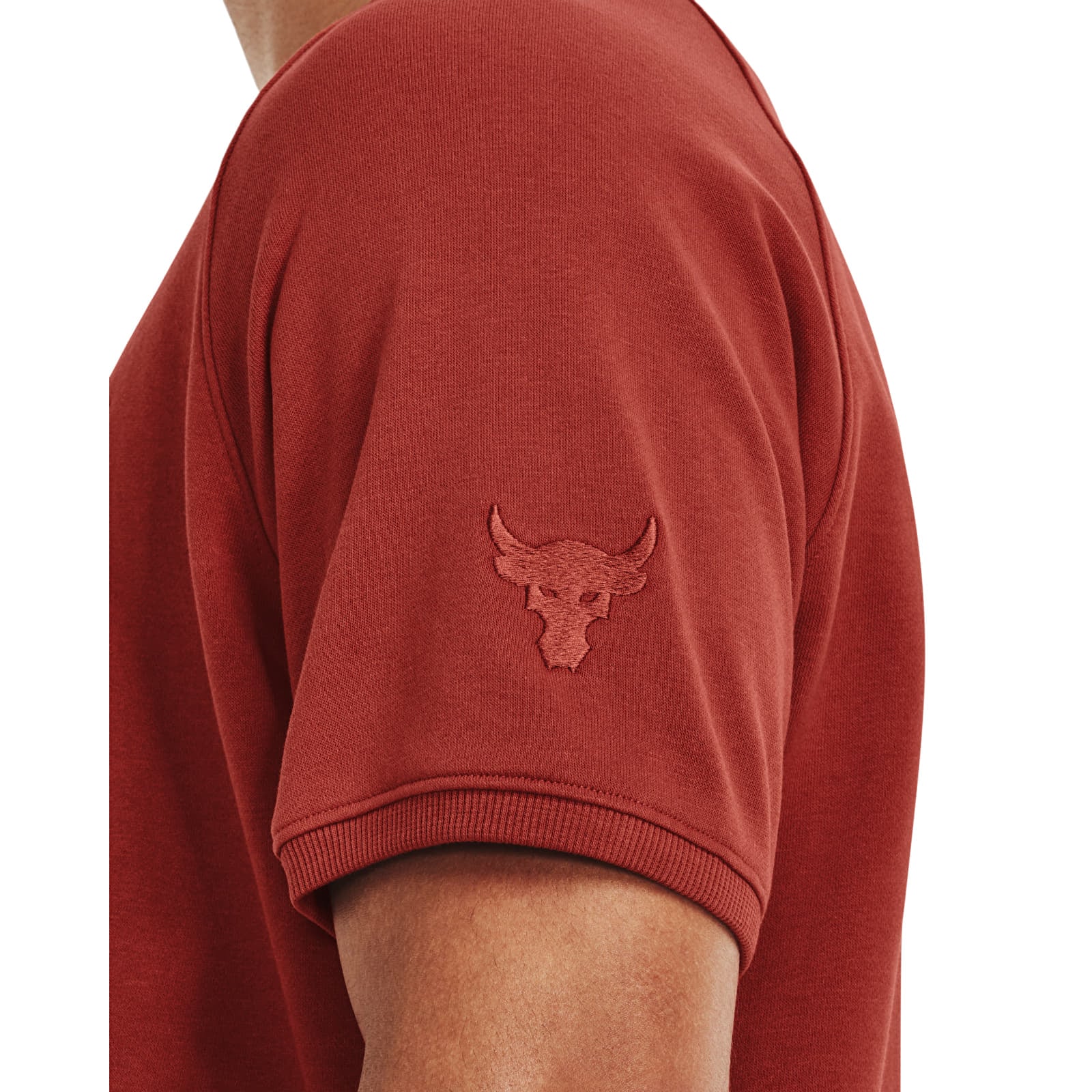 Hættetrøjer og sweatshirts Under Armour Project Rock Terry Gym Top Heritage Red