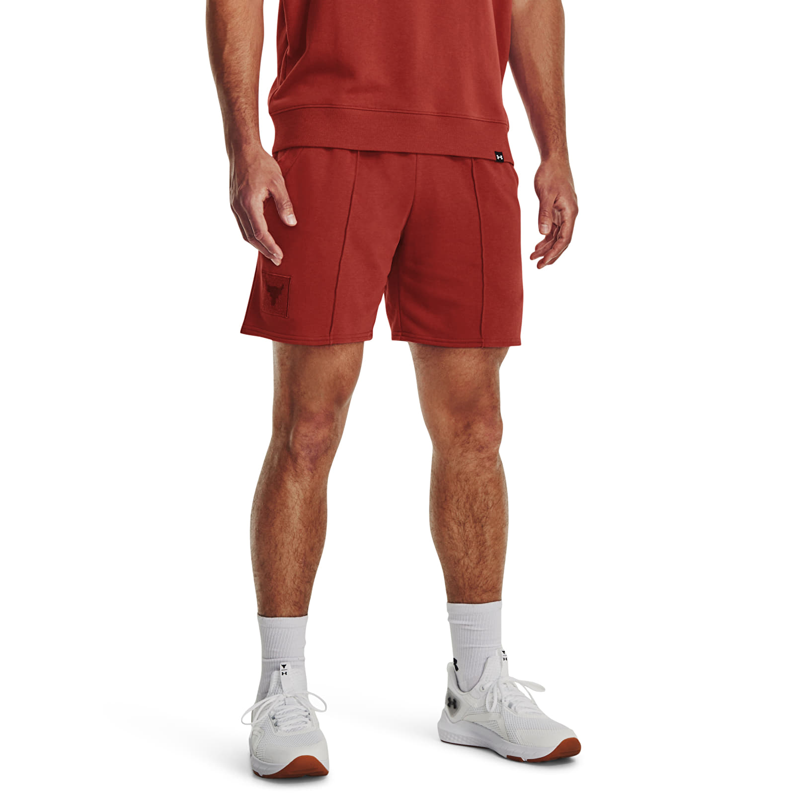 Shorts Under Armour Project Rock Terry Gym Short Heritage Red