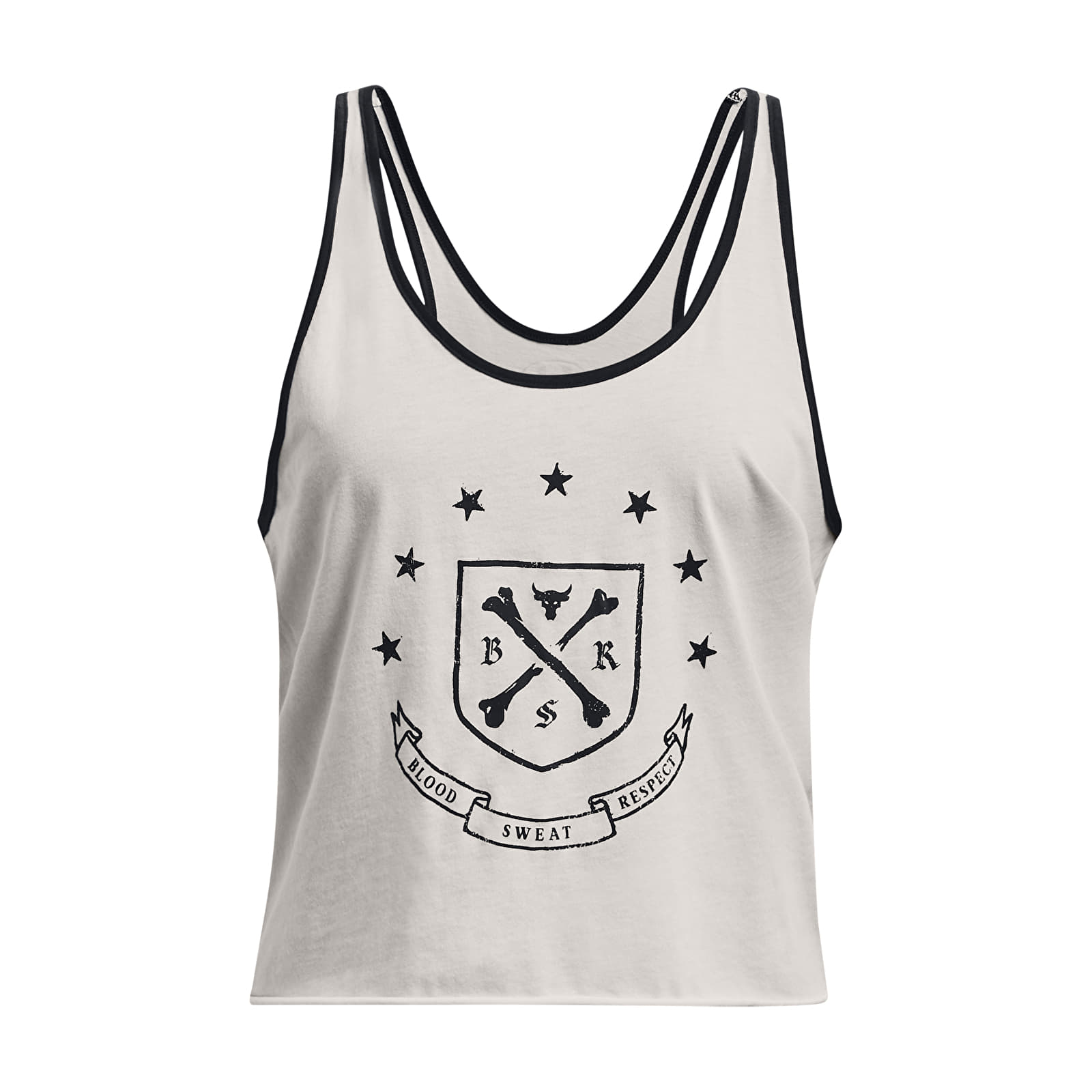 Tank tops Under Armour Project Rck Q3 Arena Tank White Clay