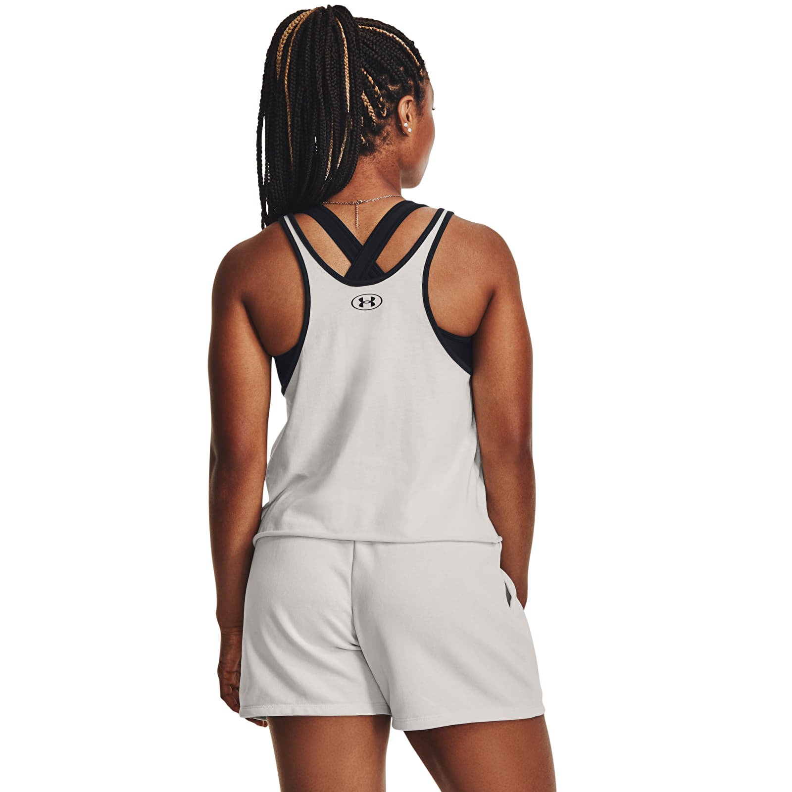 Tank tops Under Armour Project Rck Q3 Arena Tank White Clay
