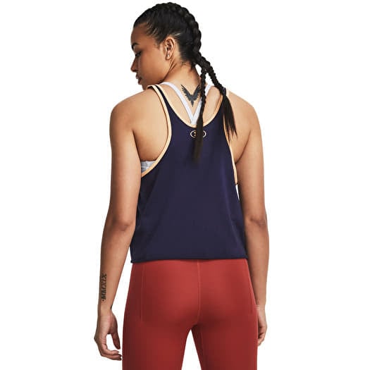 Tank tops Under Armour Project Rck Q3 Arena Tank Midnight Navy Queens