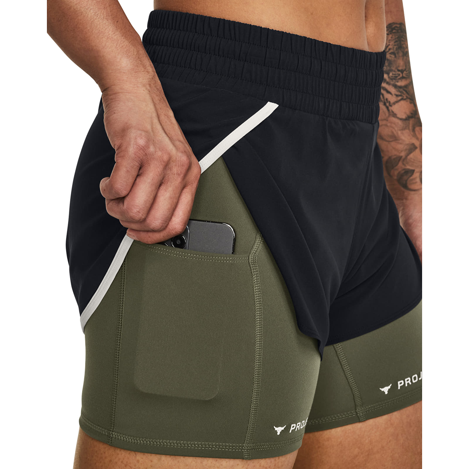 Pantalones cortos Under Armour Project Rck Flex Short Black