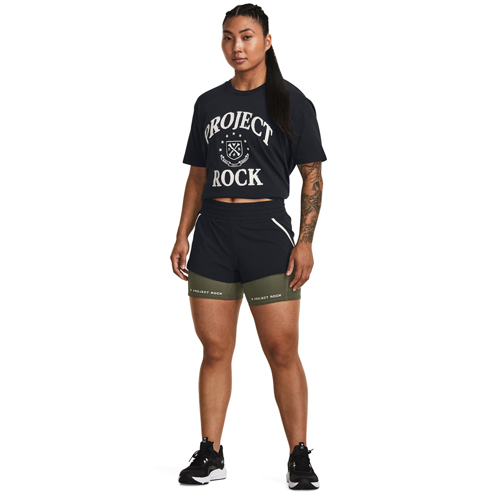 Pantalones cortos Under Armour Project Rck Flex Short Black