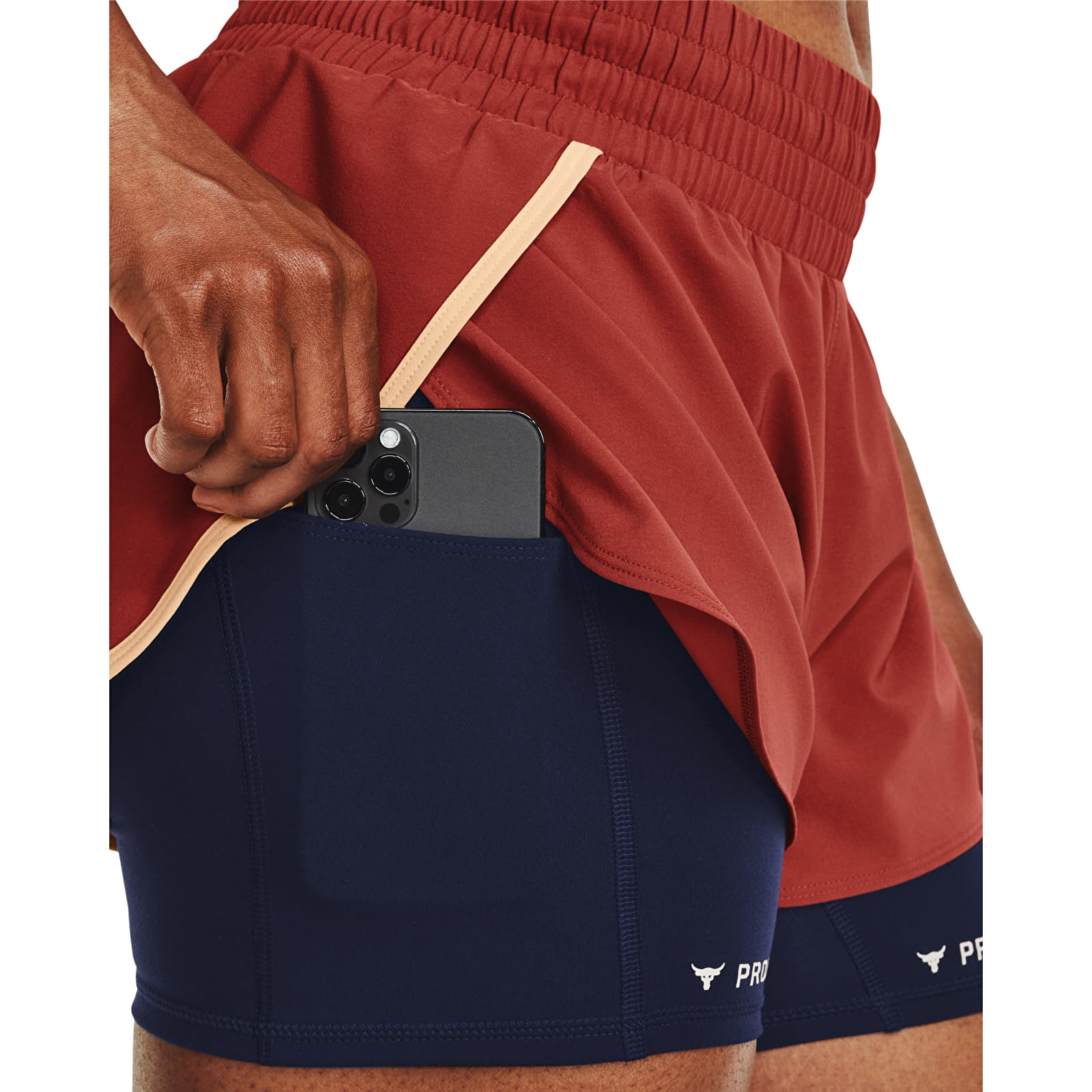 Pantalones cortos Under Armour Project Rck Flex Short Heritage Red