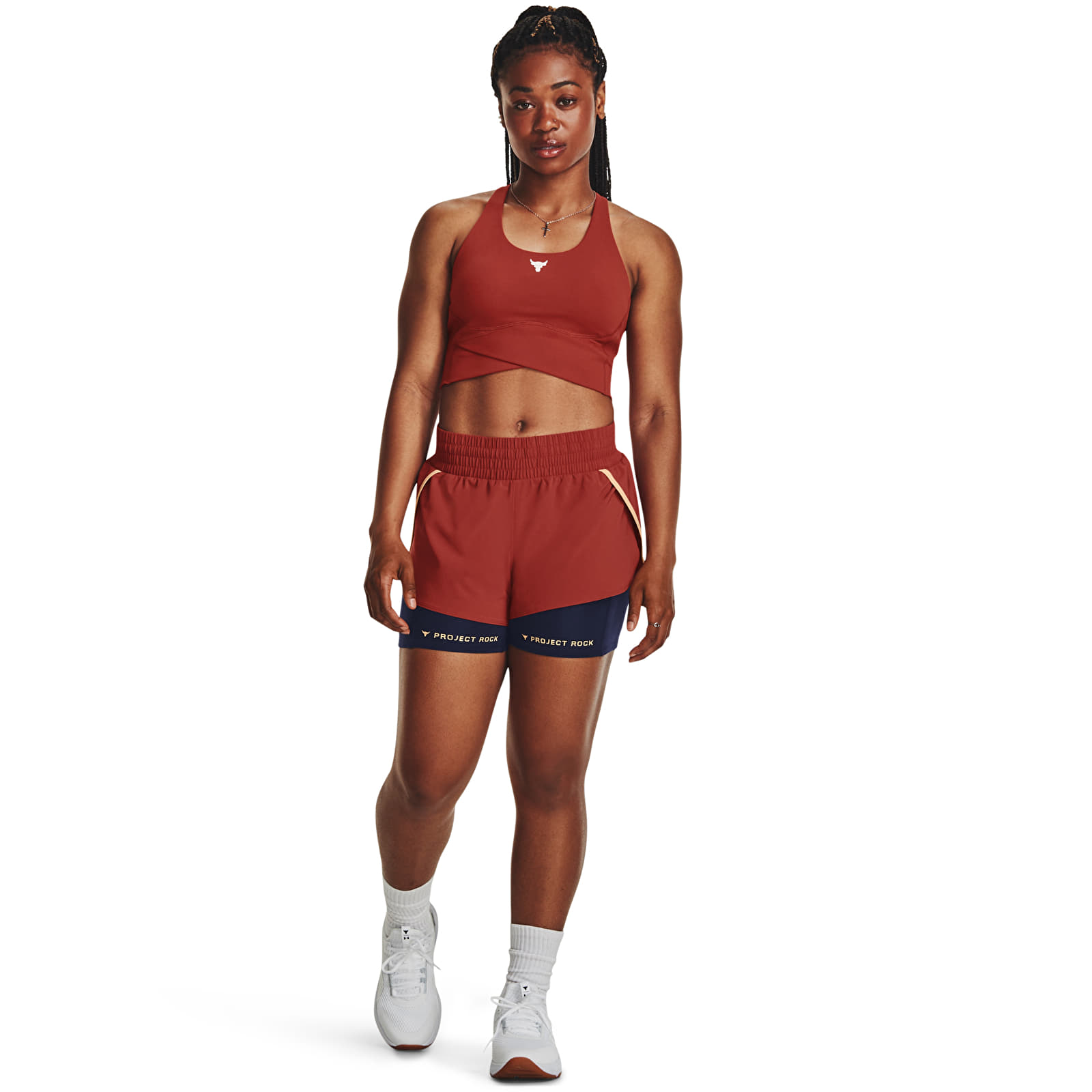 Pantalones cortos Under Armour Project Rck Flex Short Heritage Red