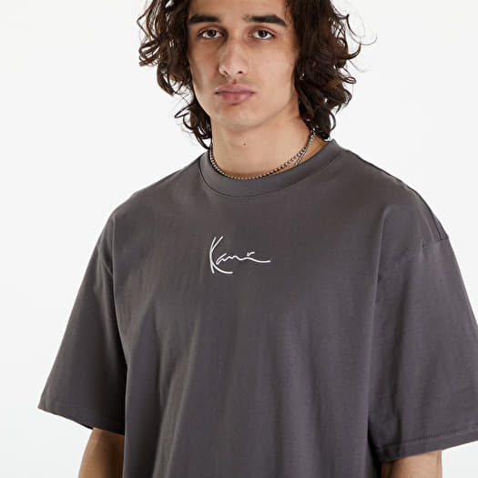 T shirts Karl Kani Small Signature Essential Tee Anthracite Queens